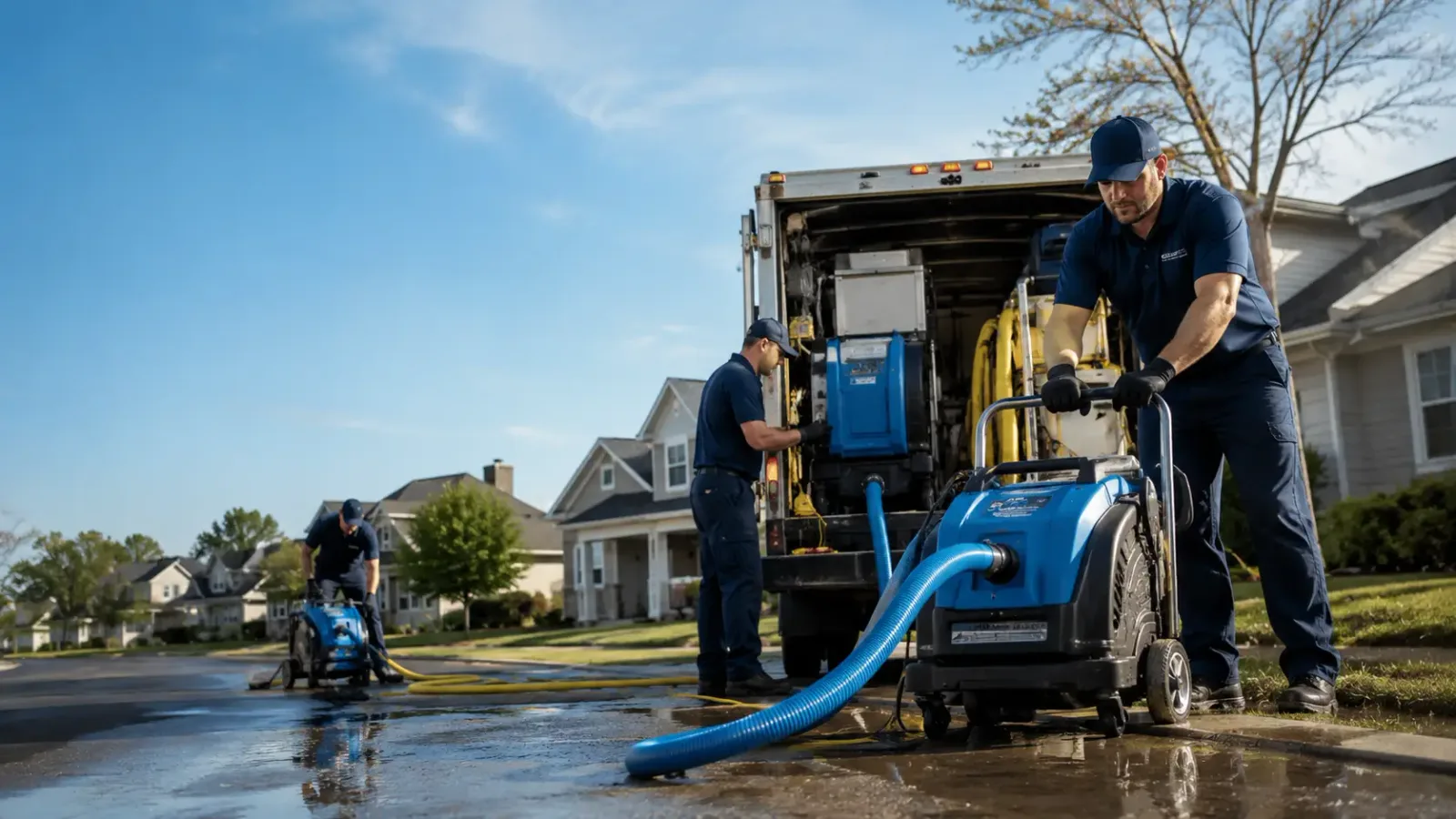 Flood Damage Cleanup in House, NM